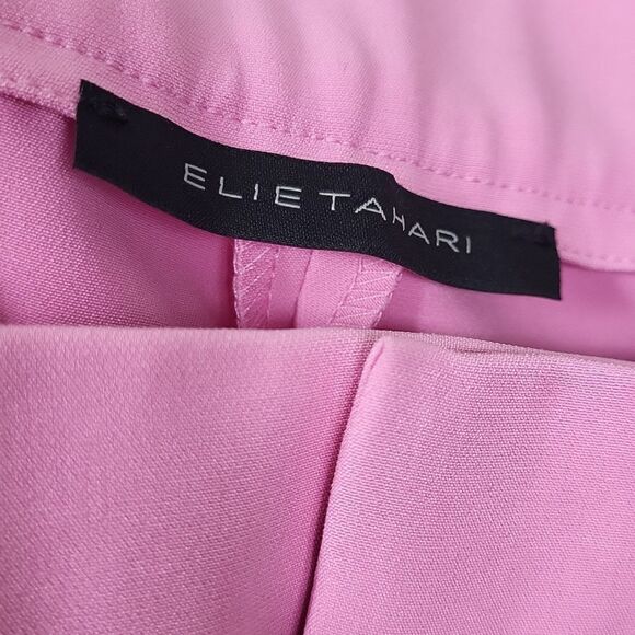ELIE TAHARI Pink High-Waisted Trousers. Size 6 - Picture 8 of 10